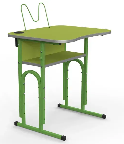 Стіл учнівський 05 №4-6/600х500 без полиці МФ Вересень